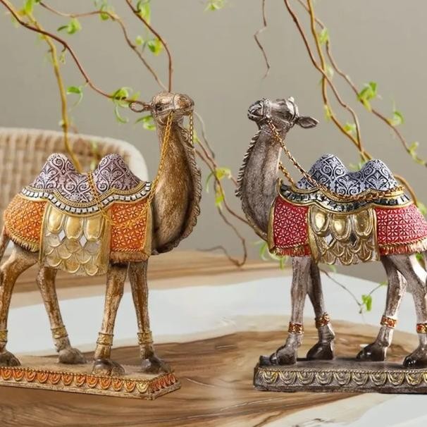 Patung Unta Pajangan Meja Unik Souvenir Umroh