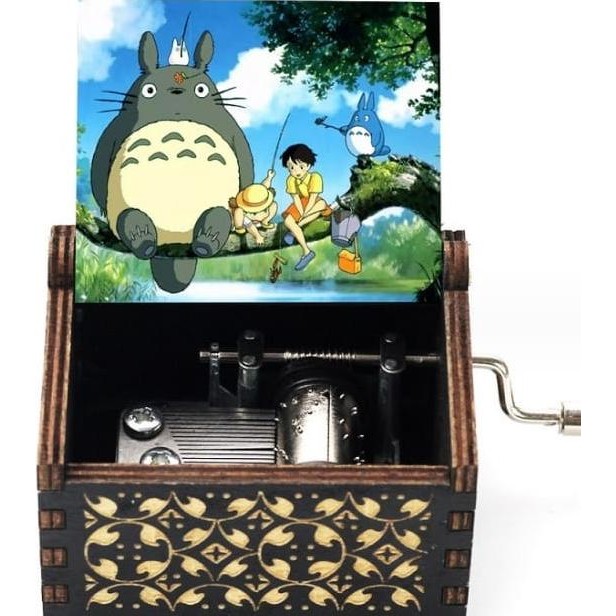 Music Box Acrylic Totoro / Kotak Musik Akrilik Totoro