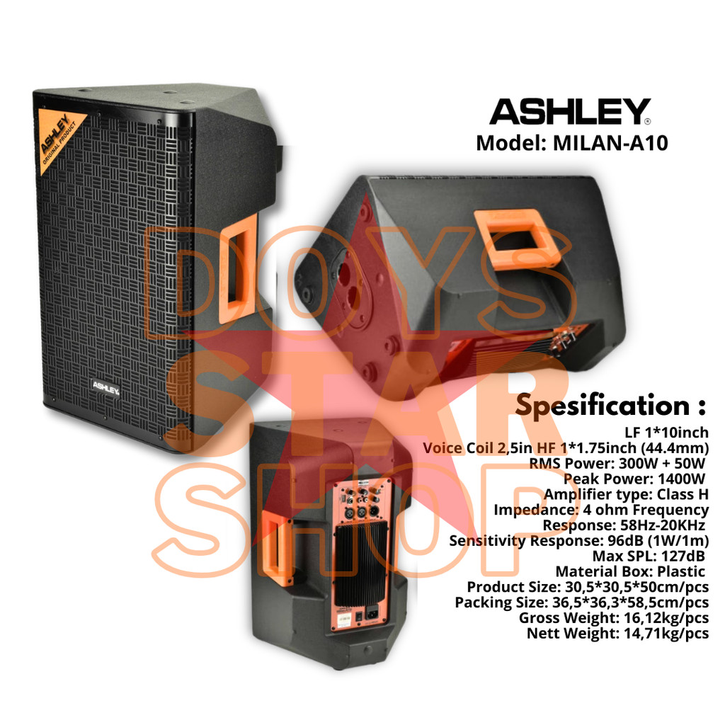 ORIGINAL ACTIVE SOUND SYSTEM ASHLEY MILAN A10