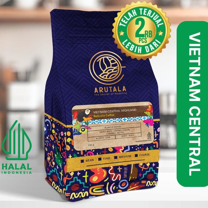 

Arutala Kopi Vietnam Central Highland Robusta 1Kg