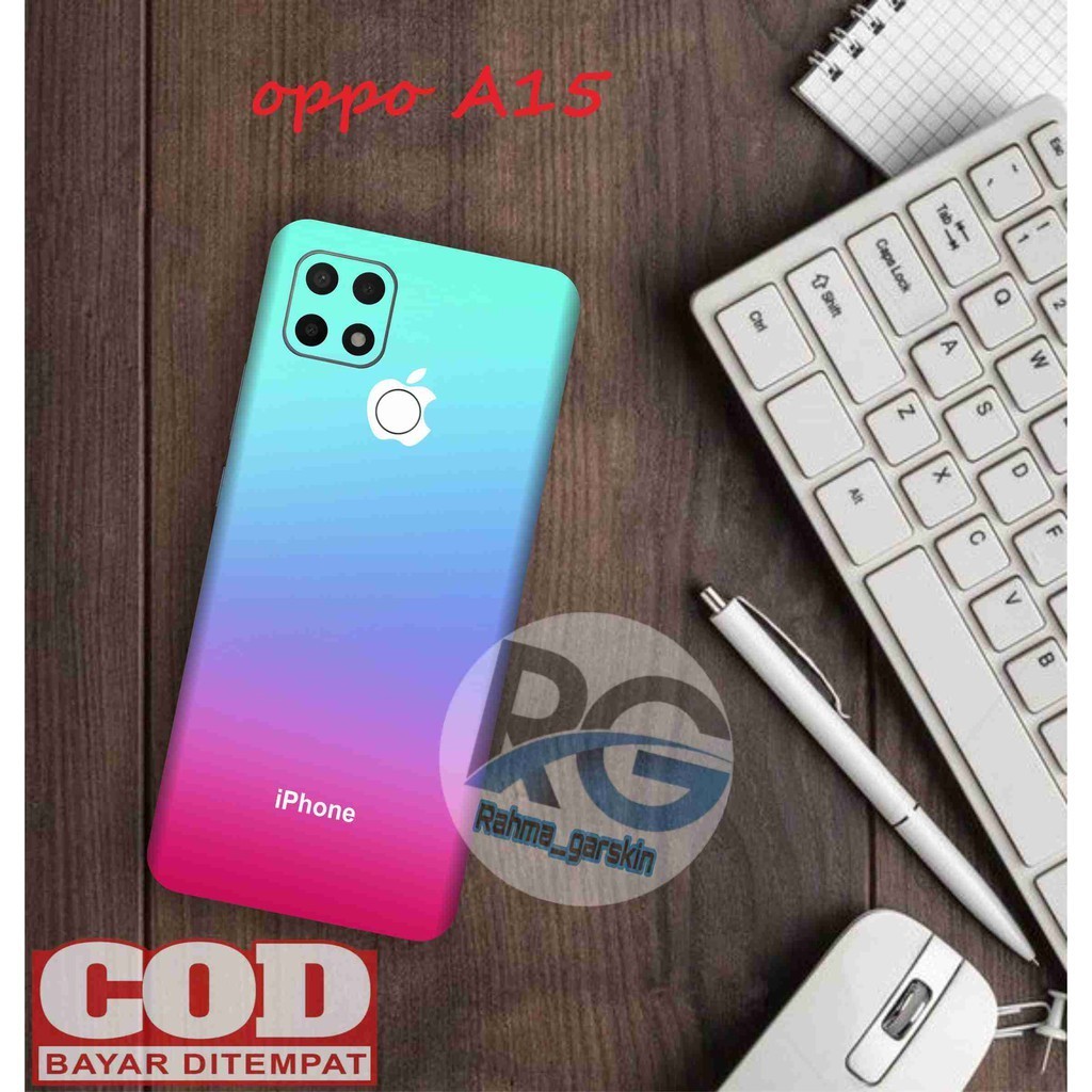 

Wrap* Oppo A15 Wrap Skin Stiker Garksin CUSTOM Gratis (2pcs)