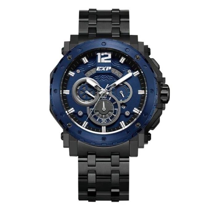 EXPEDITION ORIGINAL E6402 E 6402 BLUE BLACK JAM TANGAN PRIA