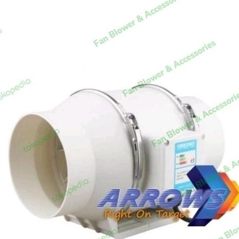 MINI INLINE FAN 4 INCH INLINE FAN PLASTIK 4 INCH 1411T