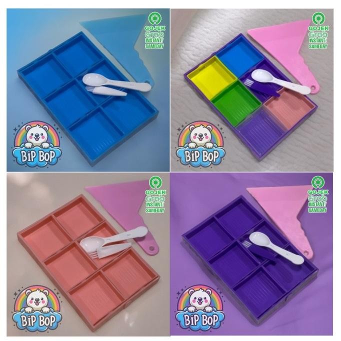 

6 Grid Color Tray Palette Diamond Painting Tools Kits, Nampan Jumbo Diamond Painting