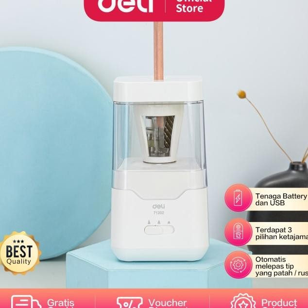 

Deli Electric Cil Sharer/Rautan Sil Otomatis Autofeed E71202