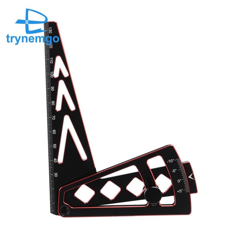 Penguasa logam yang dapat disesuaikan penyesuaian tinggi mobil rc & roda rim camber 15 derajat alat 