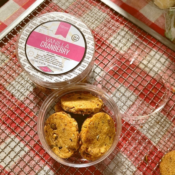 

Vanilla Cranberry Kue Kering Keto Sugarfree Aman Diabetes Lowcarb