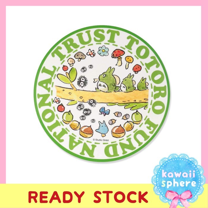 

My Neighbor Totoro Large Luggage Sticker National Trust Totoro Fund Round Stiker Koper Totoro