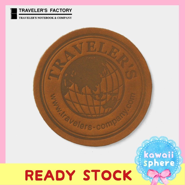 

Traveler's Factory Leather Coaster Circle Tatakan Gelas Kulit Asli Ready Stock Handcarry Japan