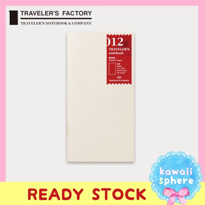 

Travelers Notebook Refill 012 Sketch Paper Perforated Regular Size