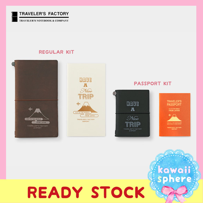 

Travelers Notebook Narita Airport Limited Edition Kit Ready Stock