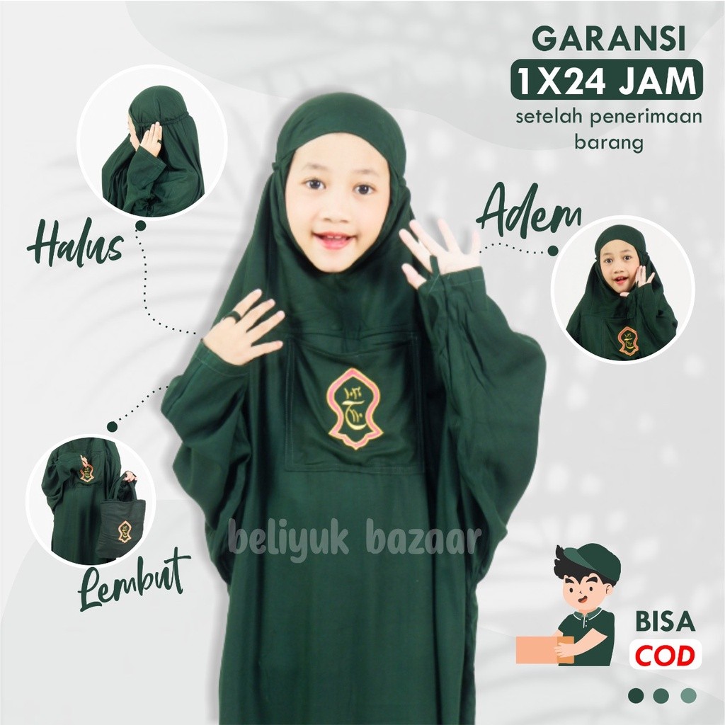 Mukenah Balita Import Nukena Ank Perempuan Prempuan Lucu Premium Remja Tanggung Rukuh Anak Mikena Ro