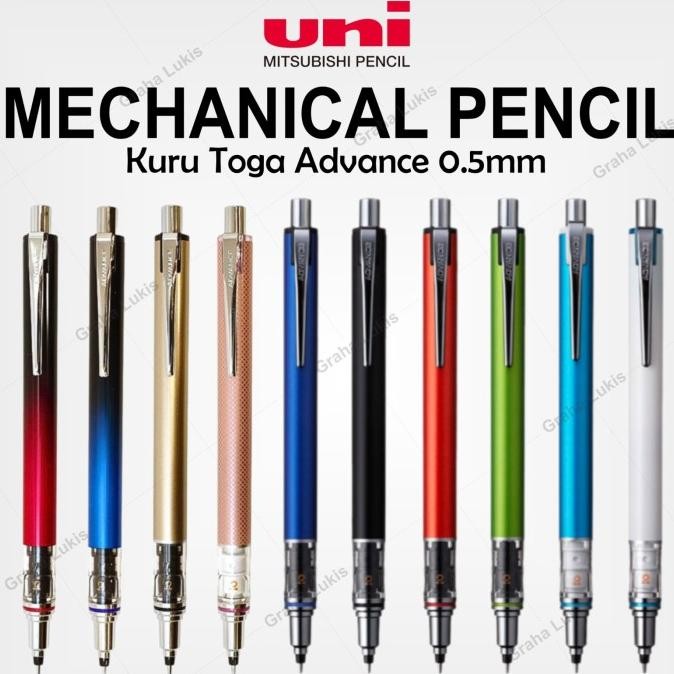 

TERMURAH - Uni KURU TOGA Advance Mechanical Pencil 0.5mm