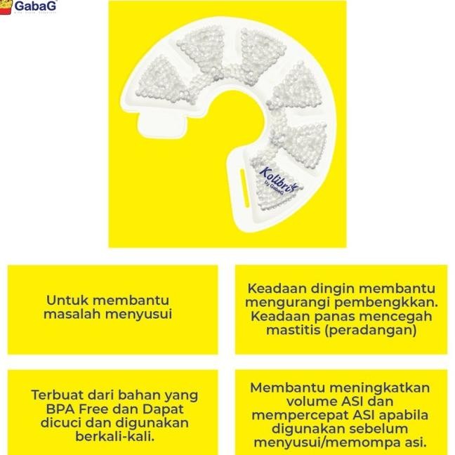 

Gabag Breast Therapy Pad Gel Kompres Payudara