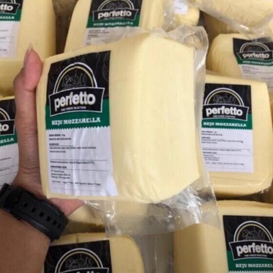 

Keju Melted Mozarella Perfetto (Kemasan Pabrik) 1 Kg Gojek