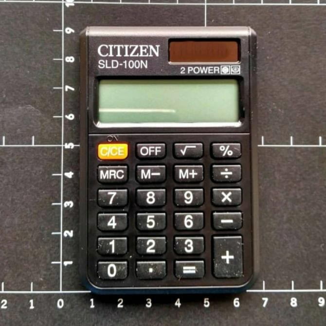 

TERSEDIA CITIZEN SLD-100 N KALKULATOR ORIGINAL - CALCULATOR SAKU / POCKET 100N