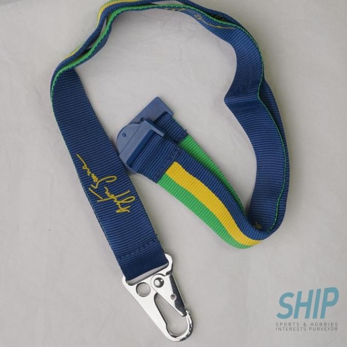 

BEBAS ONGKIR - Official SENNA lanyard gantungan original new ayrton stichd