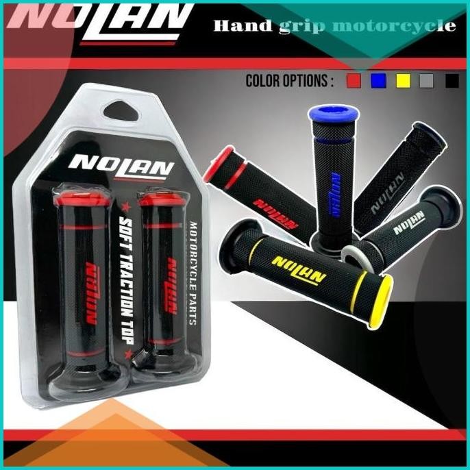 HAND GRIP NOLAN GRIP KARET MODEL GERIGI BLACK SERIES MOTOR vario 160
