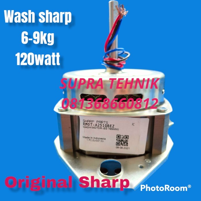 MOTOR WASH SHARP 6-8KG RMOT-A265 ORIGINAL