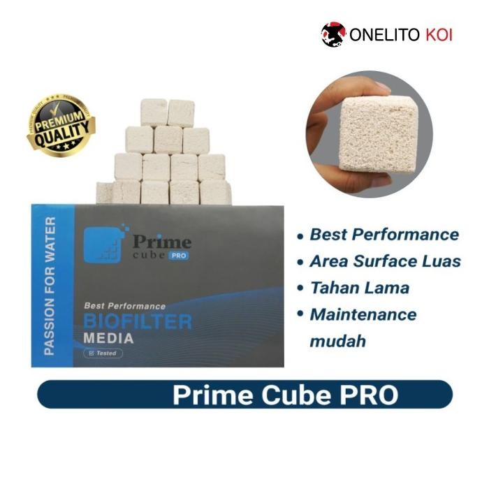 Prime Cube Pro media filter biologis kolam & aquarium