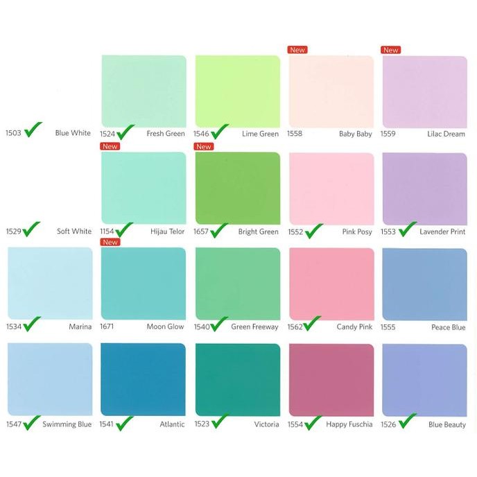 cat tembok qluc 18kg besar