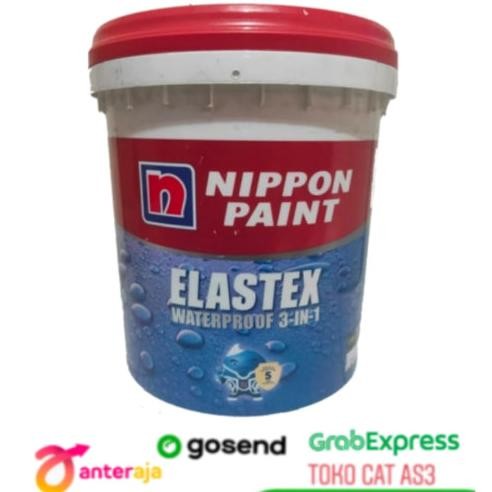 Cat Tembok Pelapis Anti Bocor Nippon Paint Elastex White 20 kg