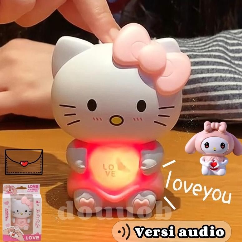 Kado UnikReady Versisuara i love you Cinnamoroll Melody Lotso Kuromi Sanrio LED Night Light Gantunga