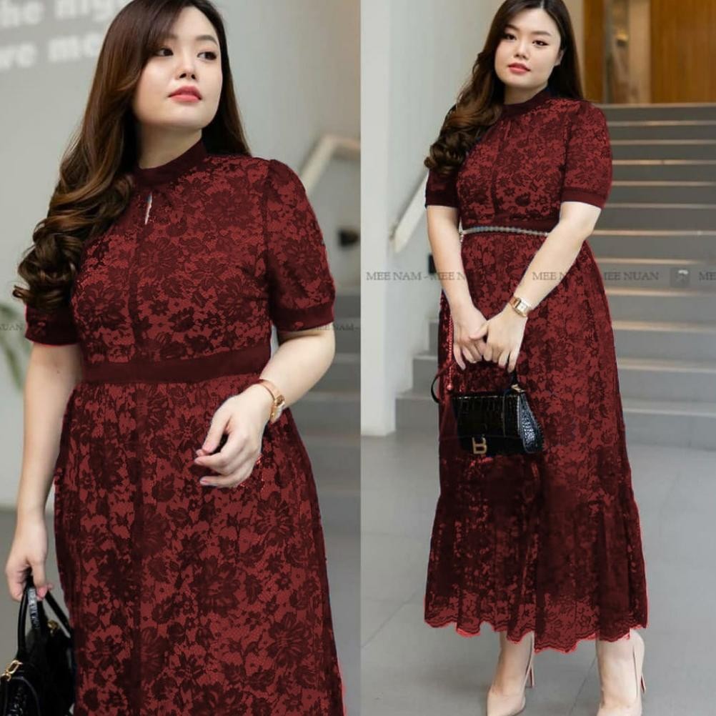 WTYU QUINNYSHOP--MC-BAJU DRESS BRUKAT WANITA TERBARU-DRES WANITA JUMBO-DRES NATAL JUMBO