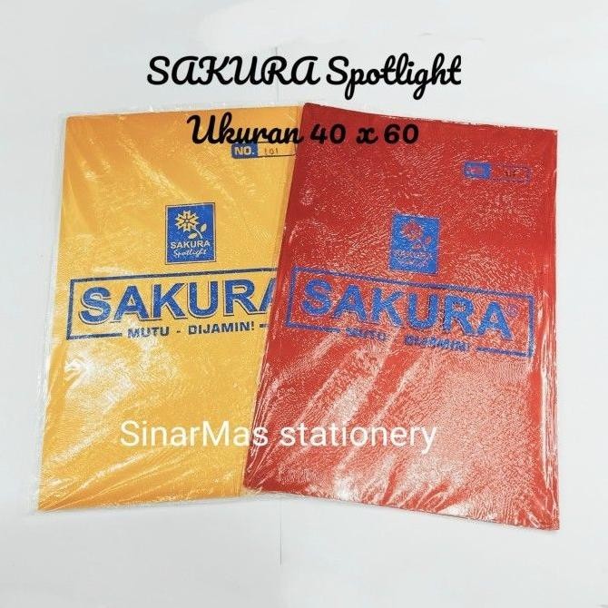 

TERMURAH - Kertas Cover Jilid Foil Sakura / Kertas Spotlight foil & laminating