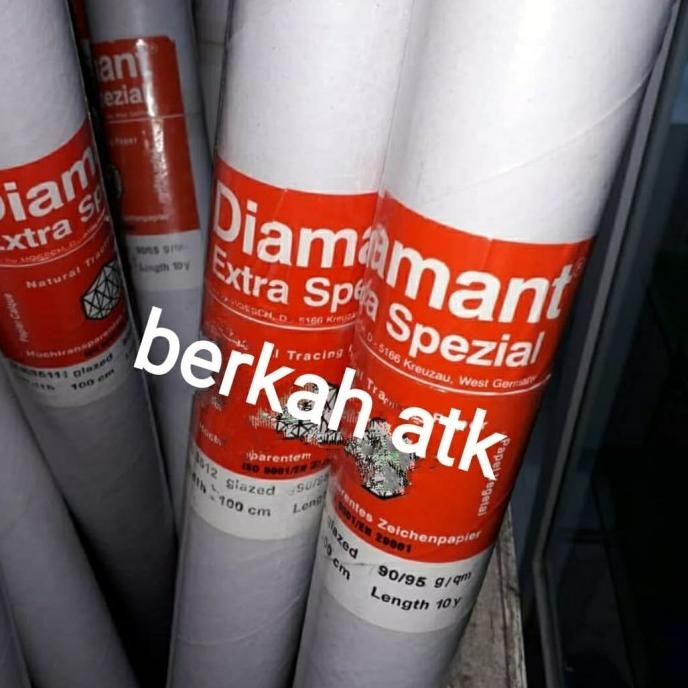 

BEBAS ONGKIR - Kertas Kalkir Roll A0 90/95 gsm.
