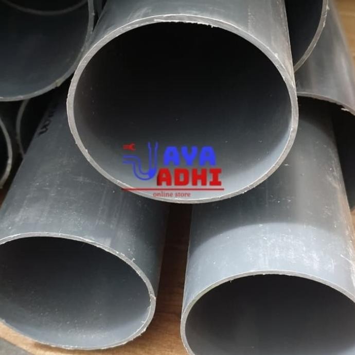 Pipa PVC 4 inch AW - 4m / warna Abu WL