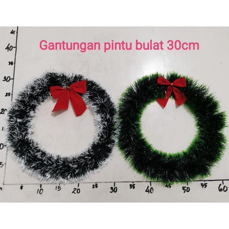 Hiasan Natal Pintu Rumah Gantungan Pintu Natal