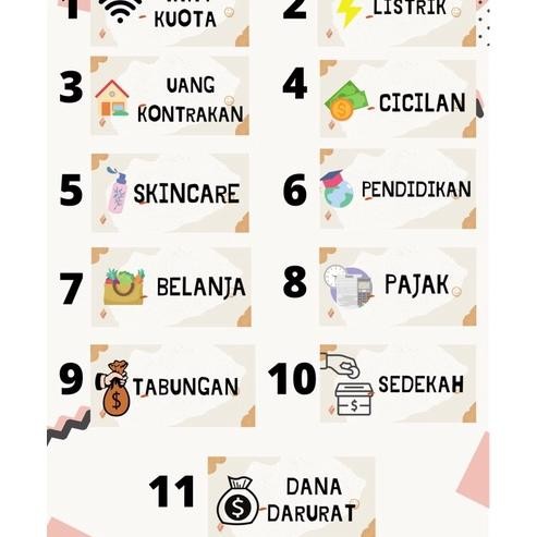 

Stiker Dompet Pengatur Budgeting Keuangan Daily Financial Planner Stier Tempel Ziper Lo Binder Agenda Catatan Cashflow Harian Bulanan Pesah Uang