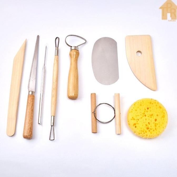 

Butsir Set / Alat Ukir Clay / Pottery Tool / Modelling Tools - 9Pcs. Original Dan Terpercaya