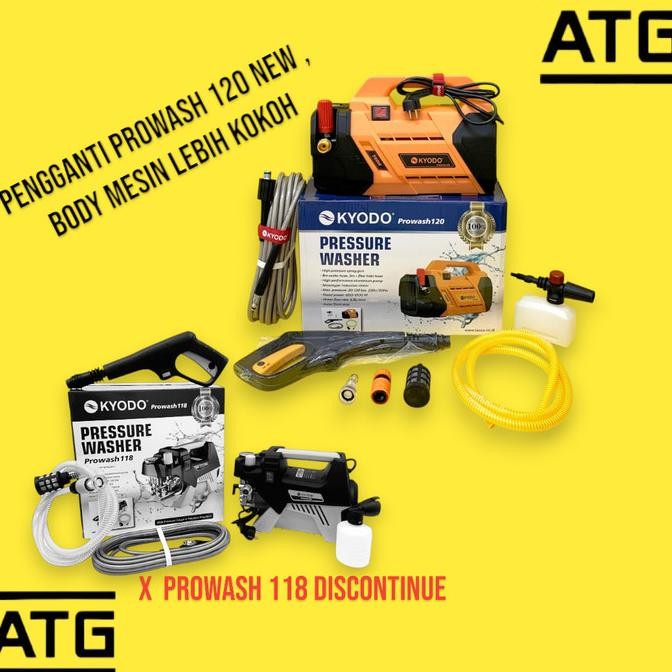 MESIN CUCI AC MOTOR MOBIL - KYODO PROWASH 118 / PRESSURE WASHER KYODO