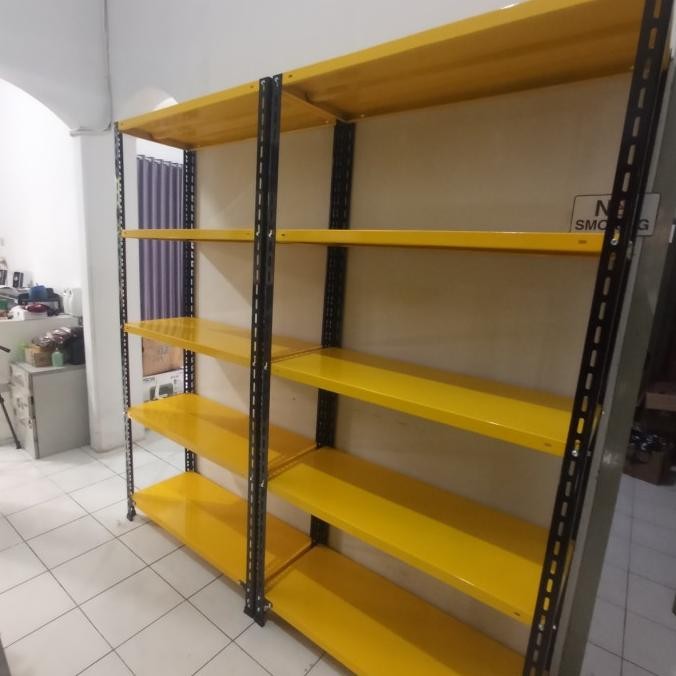 rak gudang besi 5 susun bandung