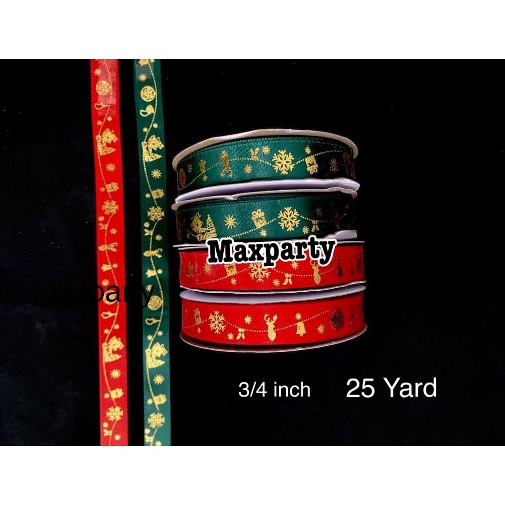 

HGT Pita Hampers Satin Natal Per Roll 25 Yard Emboss