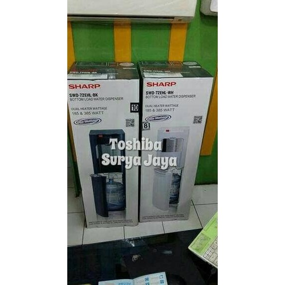 Dispenser Air Sharp SWD-72 EHL Low Watt, Galon bawah