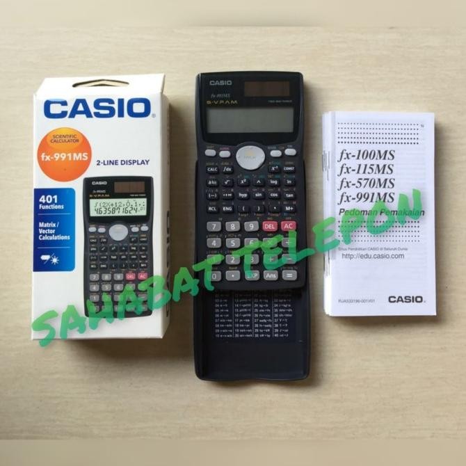

BEBAS ONGKIR - Kalkulator Scientific CASIO FX-991 MS( Original)