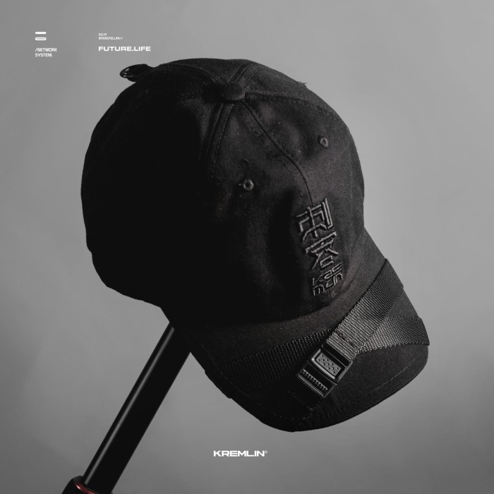 Cuci Gudang Kremlin Topi Tactical Polo Cap Black Hat - Void