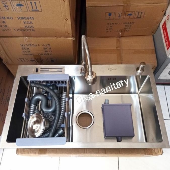 Kitchen Sink Valpra/Bak Cuci Piring 1 Lubang Besar