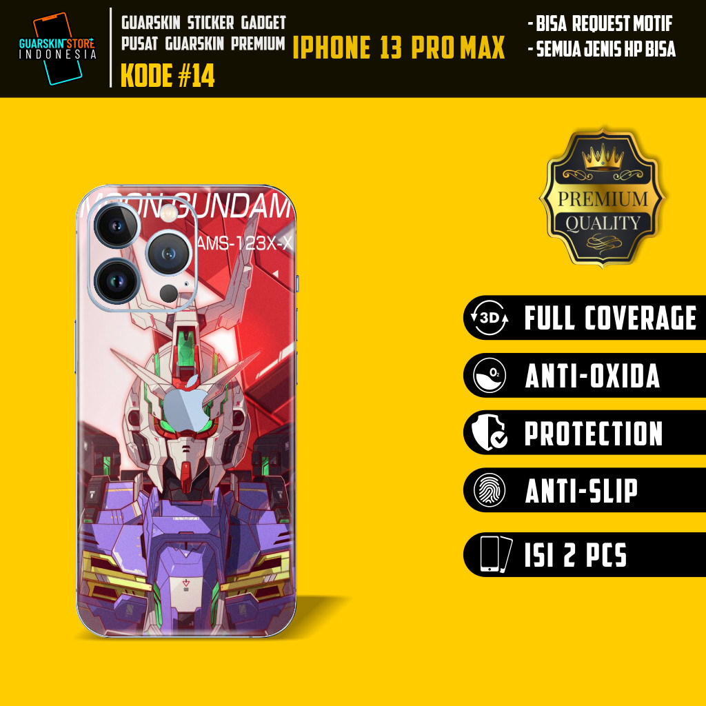 Promo2pcs - Apple IPhone 13 Pro Max Garskin Stiker/not Case Premium Quality CustomCOD