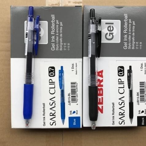 

TERBARU - Pulpen Zebra Sarasa 0.5/0.7/1.0 - Hitam / Biru / per box / lusin