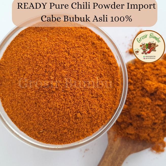 

Ready Pure Chili Powder - 1Kg/ Cabe Bubuk