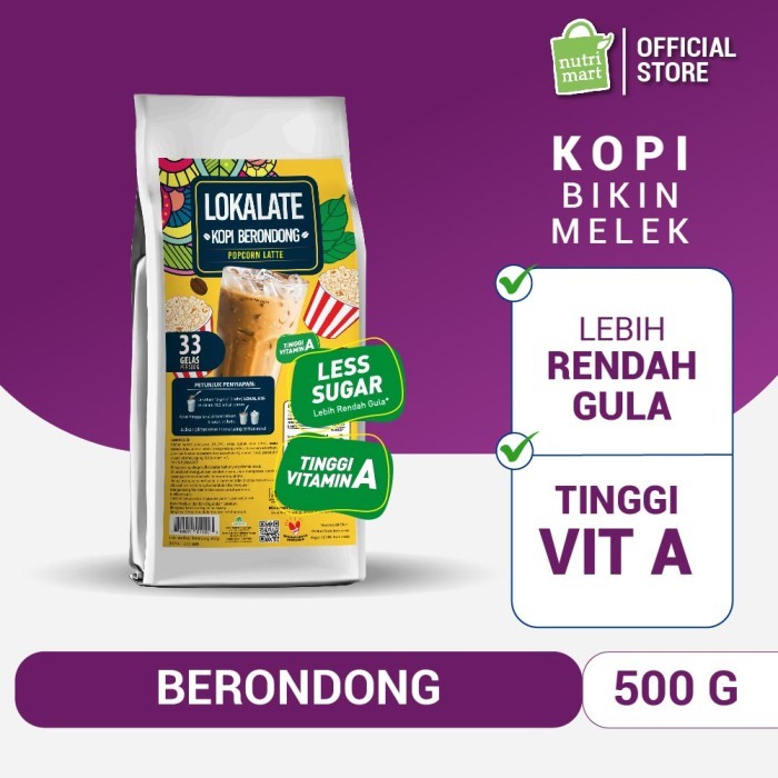 

BRG BARU Lokalate Kopi Berondong 500gr - Tinggi Vitamin A Lebih Rendah Gula