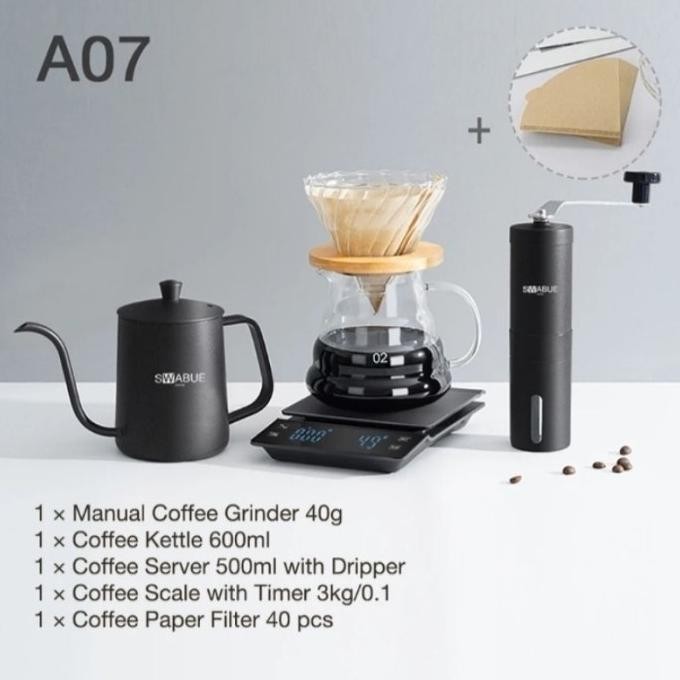 Paket Alat Kopi Manual Brew V60 / Alat Seduh Kopi Manual PROMO