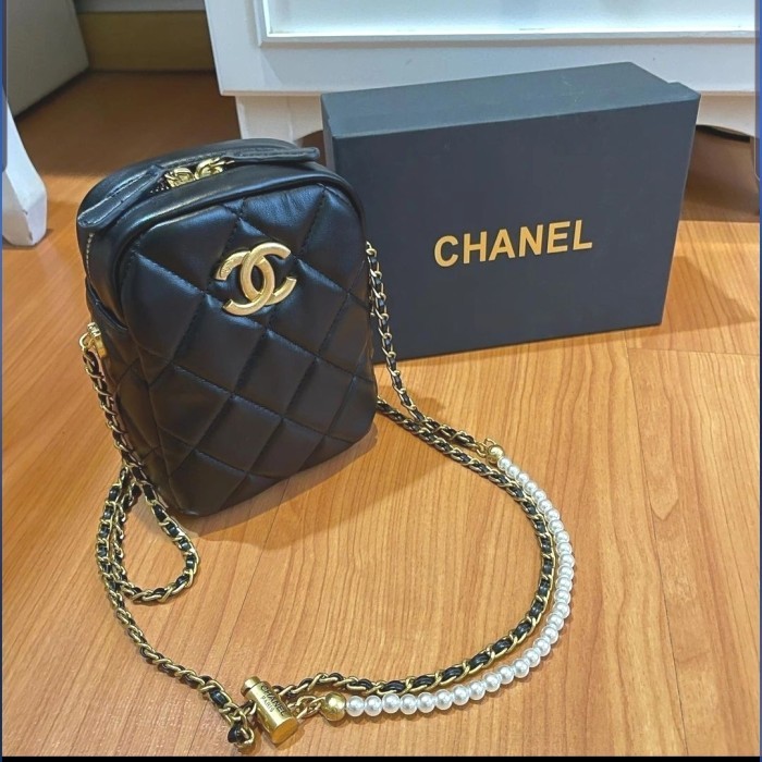 TERMURAH tas selempang wanita sling bag hp pearl merk c vip gift