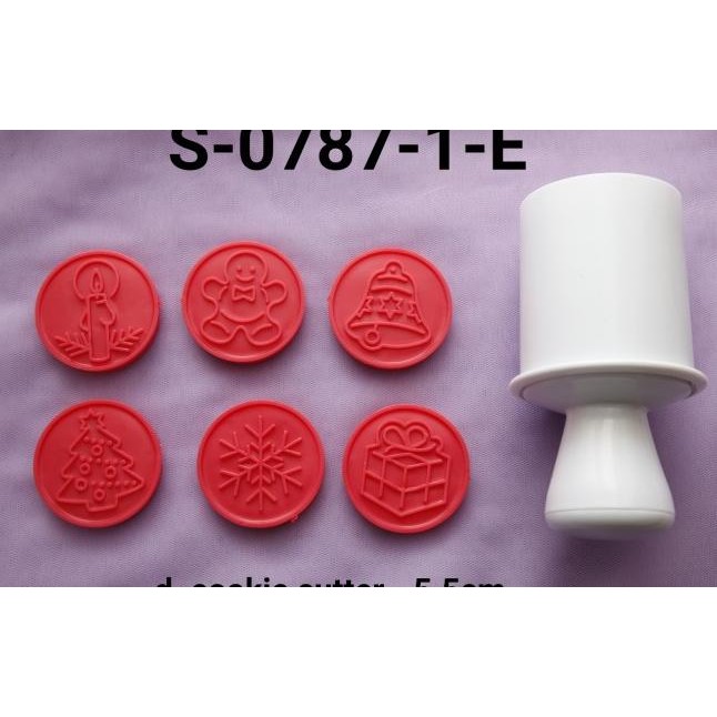 

S-0787-1-E Cookie Cutter Stamp Cutter Fondant Cutter Natal Christmas