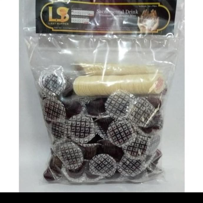 

Paket Anggur dan hosti ayat perjamuan kudus /Anggur dan roti sakramen OS17