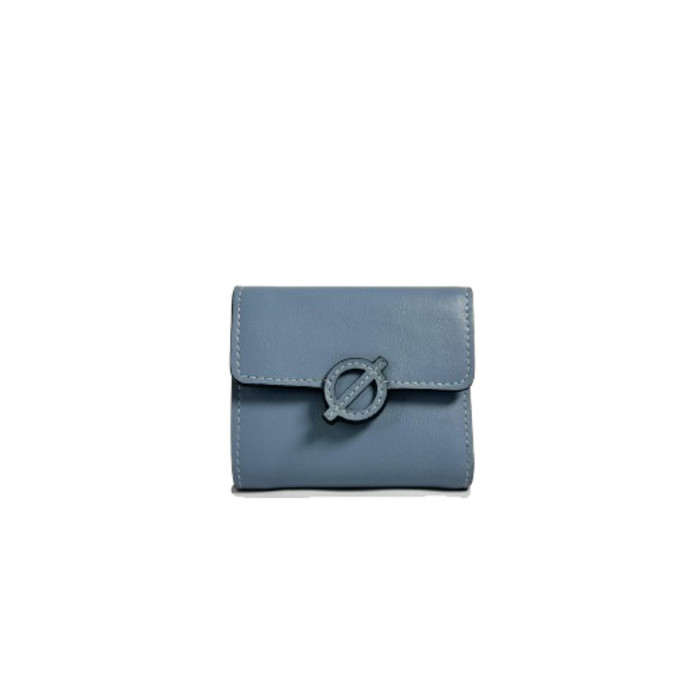PROMO Dompet Wanita Kulit Asli Rounn Small Flap Wallet
